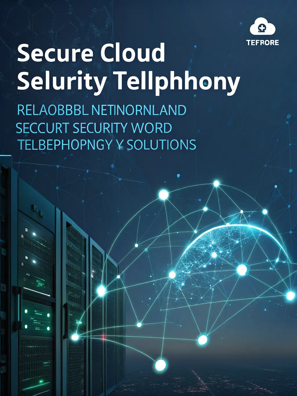 A visually appealing image of a secure network infrastructure, symbolizing cybersecurity solutions and data protection.
